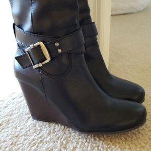 Sole society Valentina wedge boot size 8